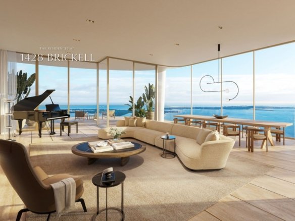 The Residences at 1428 Brickell – La Primera Torre Residencial Ultra Lujosa del Mundo Impulsada por Energía Solar