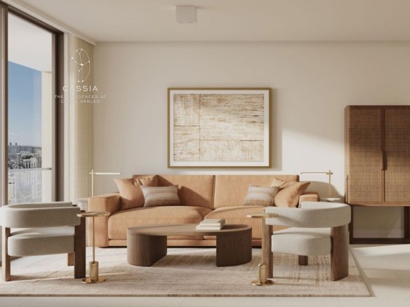 Cassia Coral Gables – Sofisticación Residencial y Rentabilidad Total con Alquileres a Corto Plazo en el Corazón de "The Beautiful City"