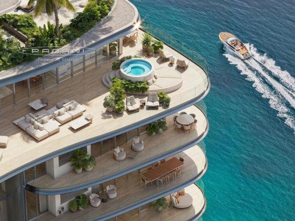 Pagani Residences North Bay Village – El Primer Edificio Residencial de Súper Lujo Diseñado por la Legendaria Firma de Hiperautos