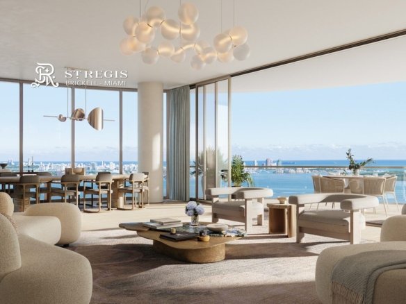 The St. Regis Residences Brickell – El Epítome del Lujo Atemporal y la Elegancia Histórica frente a la Bahía